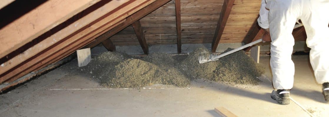 Isolamento termico con canapa e calce del sottotetto in un edificio TecnoCanapa
